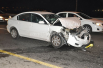 بالصور: إصابة 6 أشخاص بحادث طرق متسلسل بين مدينتي اللد والرملة 